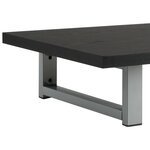 vidaXL Meuble de salle de bain Noir 60x40x16 3 cm