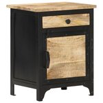 vidaXL Table de chevet 40x30x50 cm Bois de manguier massif