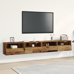 Meubles TV vidaXL 2 Pièces Bois Vieilli 100x30x30 cm Bois d'Ingénierie
