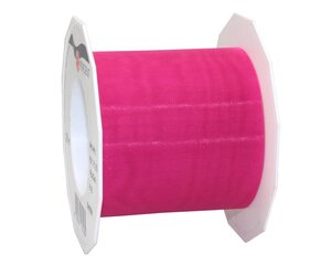 Organza sheer 25-m-rouleau 72 mm corail