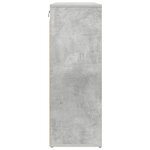 vidaXL Cabinet à chaussures Gris béton 103x30x51 cm Bois d'ingénierie