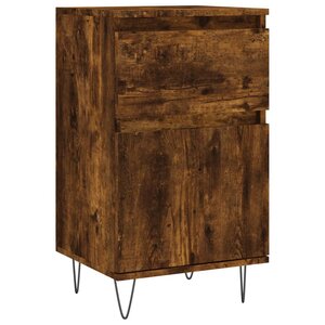 vidaXL Buffet chêne fumé 40x35x70 cm bois d'ingénierie