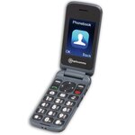 Amplicomms powertel m6750 téléphone portable pour senior  noir