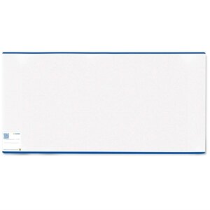 Couvre-livre (l)295 x (L)540 mm Bord Bleu Transparent HERMA