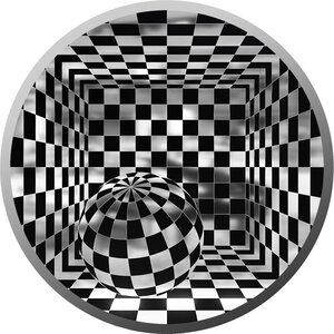 Pièce de monnaie en Argent 200 Francs g 1 Millésime 2023 Illusion Room ILLUSION ROOM V2