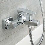 SCHÜTTE Mitigeur de douche salle de bain TOKYO II chrome