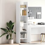 vidaXL Bibliothèque Blanc 40x35x180 cm Bois d'ingénierie