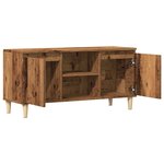 vidaXL Meuble TV vieux bois 102x35x50 cm bois d'ingénierie
