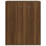 vidaXL Buffet Chêne marron 60x30x75 cm Bois d'ingénierie