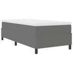 vidaXL Cadre de lit plateforme Gris clair 90 x 200 cm