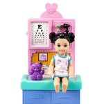 Barbie - coffret métier barbie docteure avec poupées barbie et patiente  et accessoires médicaux - poupée mannequin - des 3 ans