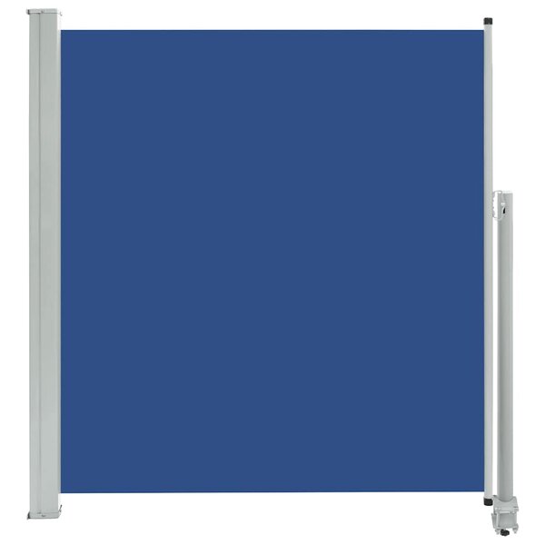 vidaXL Auvent latéral rétractable de patio 140 x 300 cm Bleu