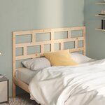 vidaXL Tête de lit 146x4x100 cm Bois massif de pin