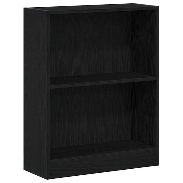 vidaXL Bibliothèque Chêne noir 60 x 24 x 76 cm Bois d'ingénierie