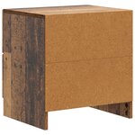vidaXL Cabinet de chevet 2 Pièces Bois ancien 43 x 34 5 x 44 5 cm
