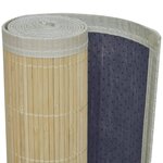 vidaXL Tapis en bambou 100x160 cm Naturel