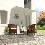 vidaXL Auvent rétractable 250x150 cm Crème
