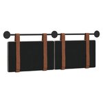 vidaXL Tête de lit suspendue Uni Taupe 150 x 55 x 5 cm PU antique