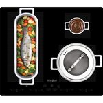 Plaque de cuisson induction - whirlpool - 4 feux - l 59 cm x p 51 cm - smc604fbt - noire