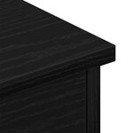 vidaXL Étagère à tiroir murale Noir Chêne 60x26x18 5cm Bois d'ingénierie
