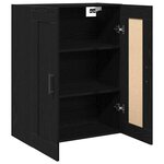 vidaXL Meuble mural Chêne noir 69 5 x 34 x 90 cm Bois d'ingénierie