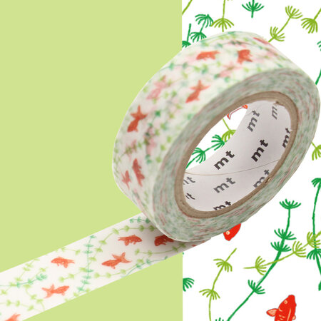 Masking Tape MT EX poissons rouges - goldfish