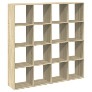 vidaXL Bibliothèque chêne sonoma 137 5x29x137 5 cm bois d'ingénierie