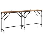 vidaXL Table console Bois ancien 180 x 29 x 75 cm Bois d'ingénierie
