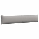 vidaXL Coussins de canapé 2 Pièces Gris 200 x 40 cm tissu