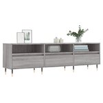 vidaXL Meuble TV sonoma gris 150x30x44 5 cm bois d'ingénierie