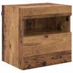 vidaXL Meubles TV muraux 2 Pièces Bois Ancien 40 x 30 x 40 cm
