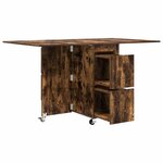 vidaXL Table à dîner 2 Pièces 140 x 80 x 77 cm Bois d'ingénierie