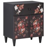 vidaXL Table de chevet avec tiroir Multicolore 50 x 33 x 60 cm