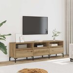 vidaXL Meuble TV chêne artisanal 150x30x44 5 cm bois d'ingénierie