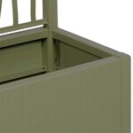vidaXL Bac à fleurs avec Treillis Vert 80 x 36 x 140 cm PP