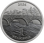 Monnaie CROSSING SHAMROCK 1 Oz Medaille Argent Ireland 2026 (PRÉCOMMANDE)