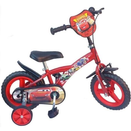 CARS Velo Enfant garcon 12 3 5 ans Rouge La Poste