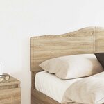 vidaXL Tête de lit Chêne Sonoma 140 cm Bois d'ingénierie