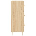 vidaXL Buffet chêne sonoma 69 5x34x90 cm bois d'ingénierie