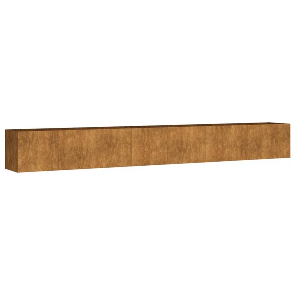 vidaXL Lit surélevé de jardin 360x40x40 cm acier corten