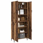 vidaXL Haut Armoire Bois ancien 69 5 x 34 x 180 cm Bois d'ingénierie
