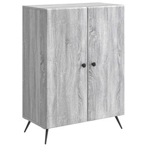 vidaXL Buffet Sonoma gris 66 x 34 5 x 90 cm Bois d'ingénierie