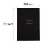 Registre 297x210 Présence Aux Délibérations Du Conseil 100 Pages - Noir Toilé - Le Dauphin