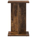 vidaXL Support de Plante Chêne fumé 25 x 25 5 x 40 5 cm