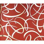 Rouleau premium 50x0 7m ronds "Arabesque rouge" clairefontaine