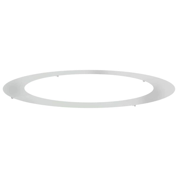 vidaXL adapté pour anneau d'arbre plat Argent Ø90 / 120 cm