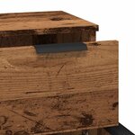 vidaXL Buffets 2 Pièces vieux bois 30x30x70 cm bois d'ingénierie