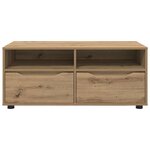 vidaXL Meuble TV Chêne artisanal 100 x 48 x 43 cm Bois d'ingénierie