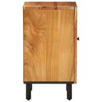 vidaXL Armoire de salle de bain 38x33x58 cm bois massif d'acacia