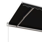 vidaXL Auvent rétractable automatique 500x350 cm Anthracite